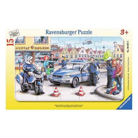 Puzzle enmarcado - La policía-0
