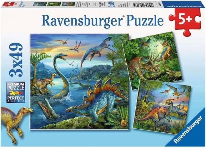 Puzzle Dinosaurios - 3x49-0