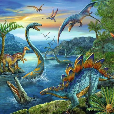 Puzzle Dinosaurios - 3x49-3