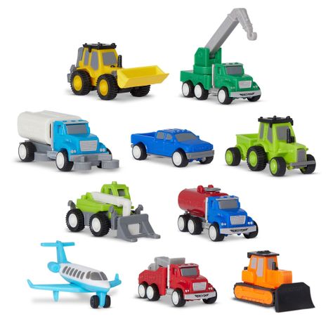 Set de autos pequeños 10 unidades - modelo 2-7