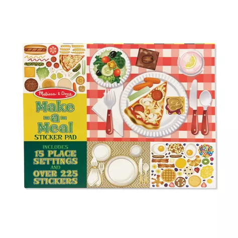 Pad stickers - Comidas 200 stickers y 15 escenas-0