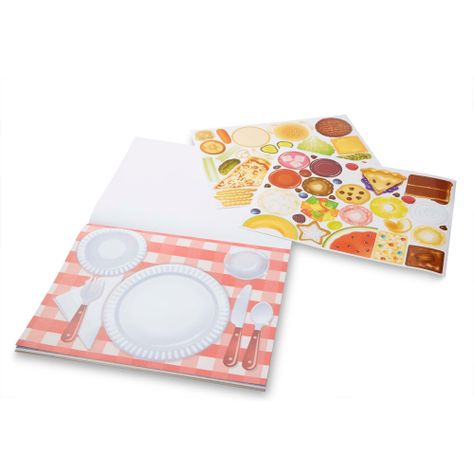 Pad stickers - Comidas 200 stickers y 15 escenas-1