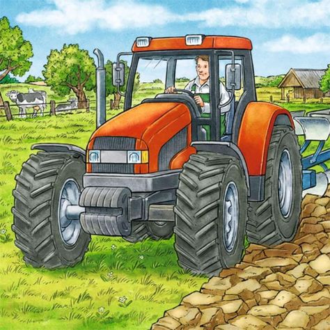 Puzzle Máquinas para el campo - 3x49-1