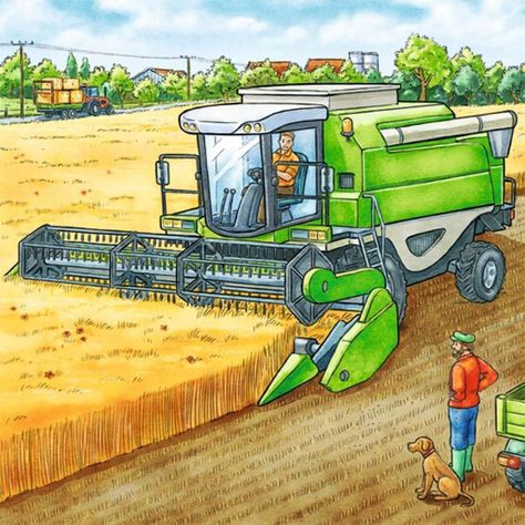 Puzzle Máquinas para el campo - 3x49-2