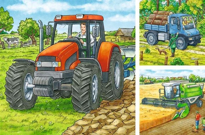 Puzzle Máquinas para el campo - 3x49-3