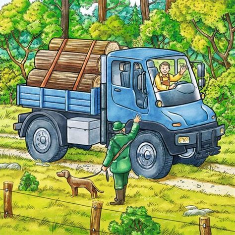 Puzzle Máquinas para el campo - 3x49-4