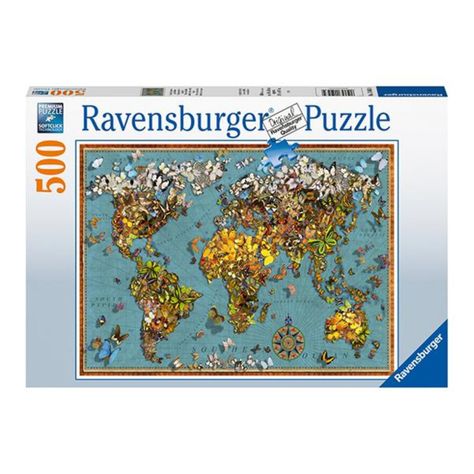 Puzzle Mundo de mariposas - 500 piezas-0