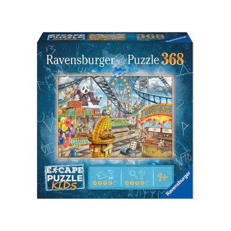 Puzzle Escape Kids - Parque de diversiones - 368 Piezas-0