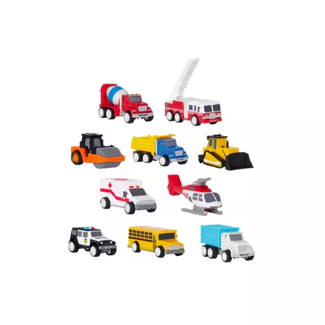Set de autos pequeños 10 unidades - Modelo 1-1