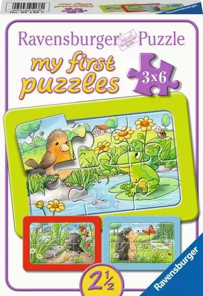 Mi primer puzzle - Animales del jardín-0