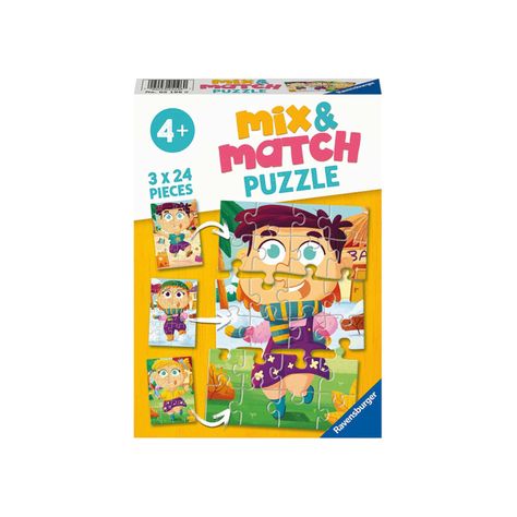 Puzzle Mix & Match - Ropa colorida-0
