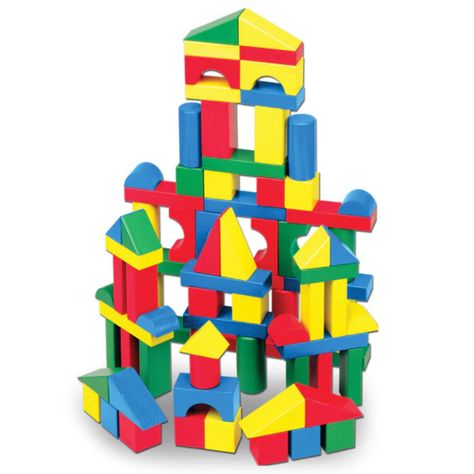 Set bloques de madera - 100 piezas-0