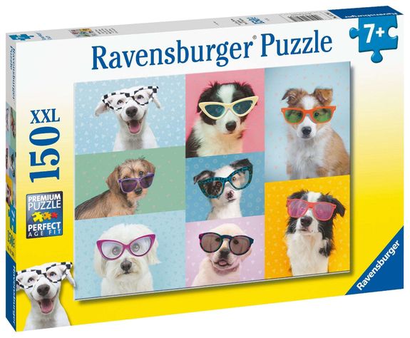 Puzzle XXL Perros divertidos - 150 piezas-0