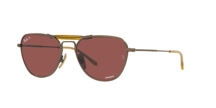 Ray-Ban RB8064 Titanium Polarizado RB8064 9207AL 53-0