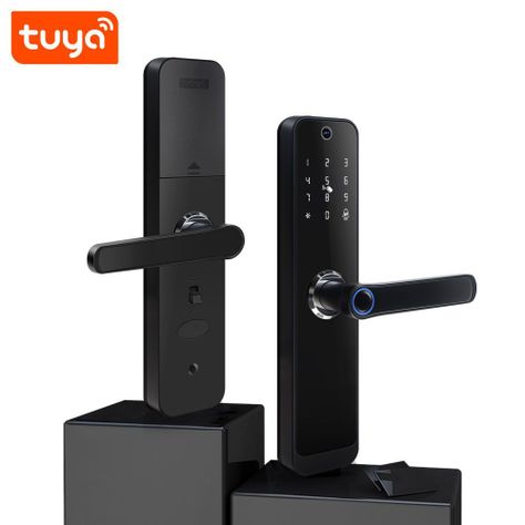 Cerradura Wifi Inteligente Con Cámara HR07-P Con Lector De Huella-1