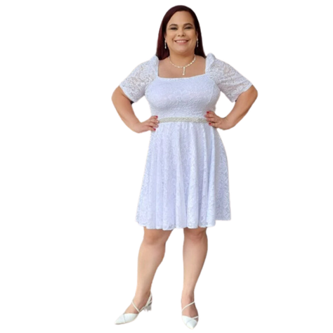 VESTIDO DE NOVIA ACAMPANADO MATRIMONIO CIVIL SN17-0