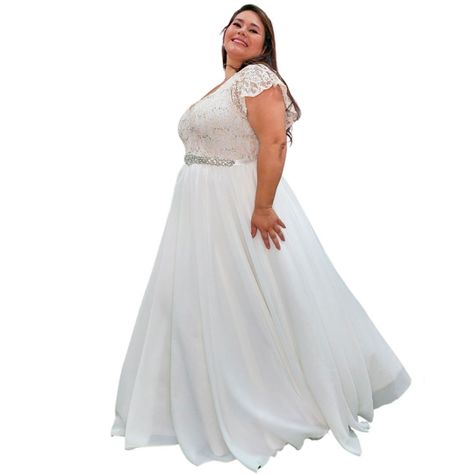 VESTIDO DE NOVIA LARGO MATRIMONIO BODA SN75 -1