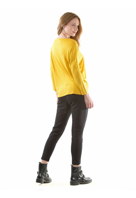 Polera M/L Nudo Amarillo-1