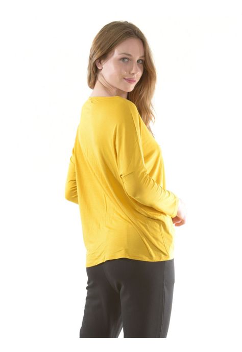 Polera M/L Nudo Amarillo-2
