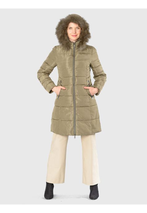 Parka Ojetillos Italiana Verde Militar-1