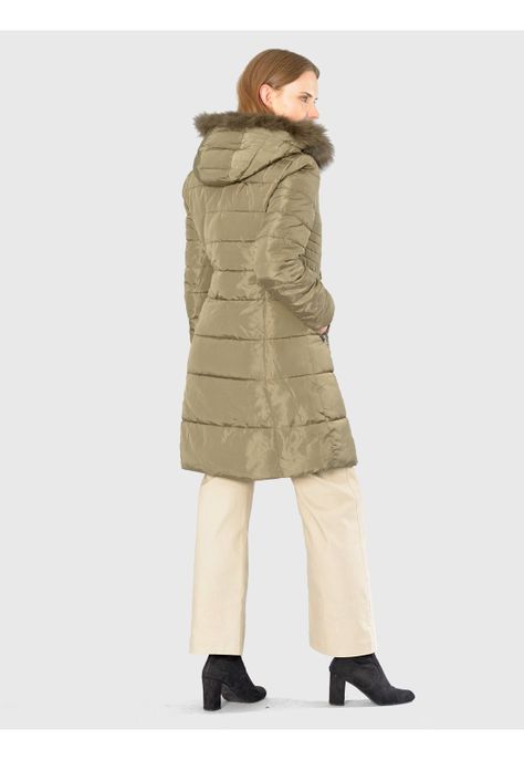 Parka Ojetillos Italiana Verde Militar-3