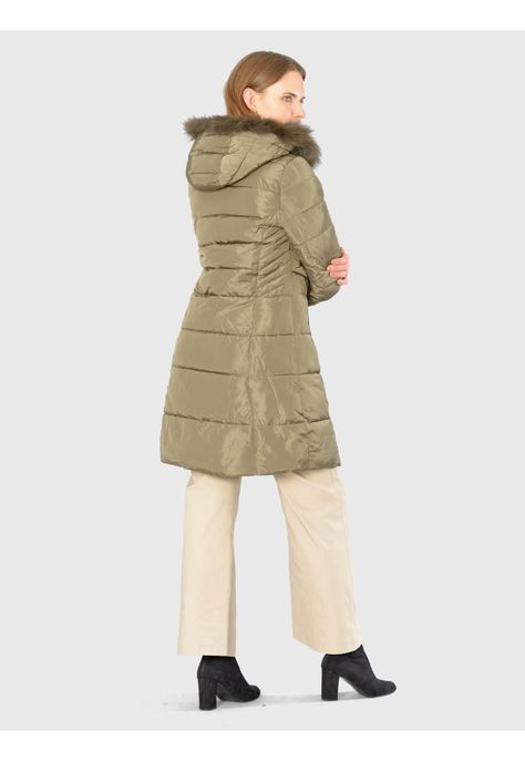 Parka Ojetillos Italiana Verde Militar-4