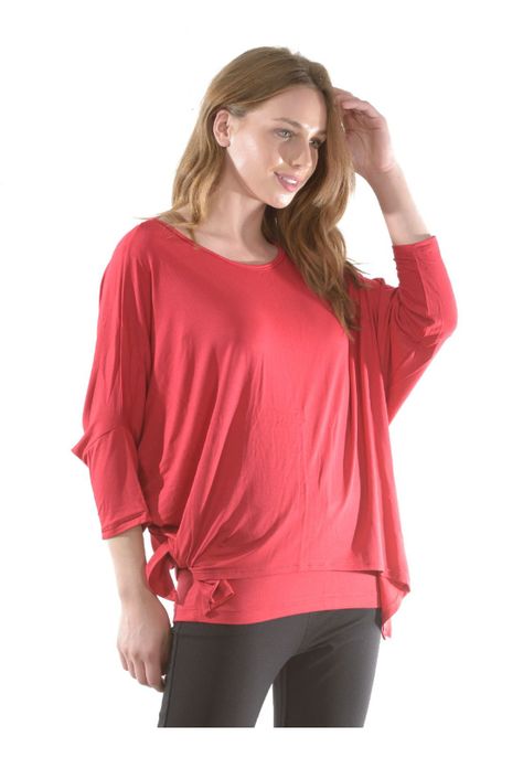Polera Doble Rojo-0