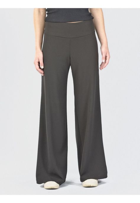 Pantalón Pata Ancha Negro-2