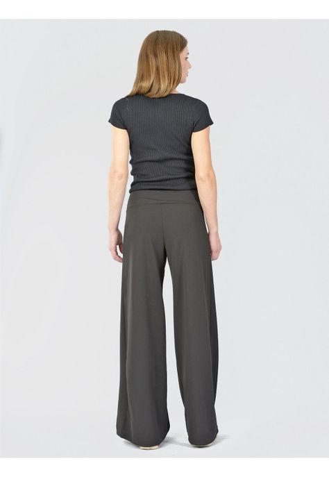 Pantalón Pata Ancha Negro-5