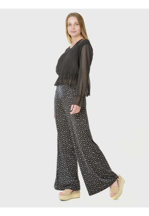 Blusa Gianna Italiana Negro-2