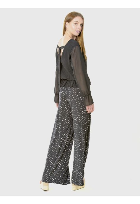 Blusa Gianna Italiana Negro-3