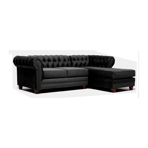 Seccional Chesterfield Derecho Negro-0