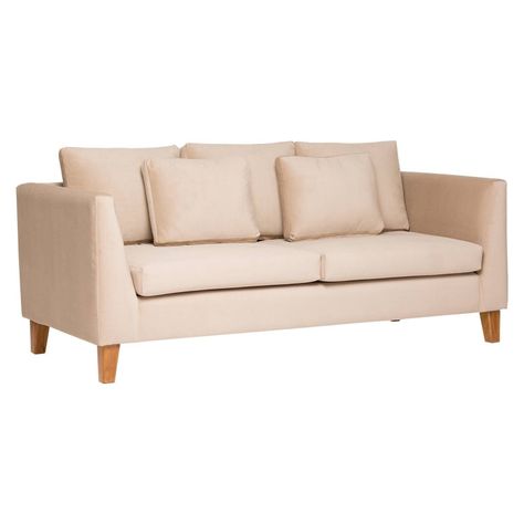 Sofá Estocolmo 3 Cuerpos Beige-1