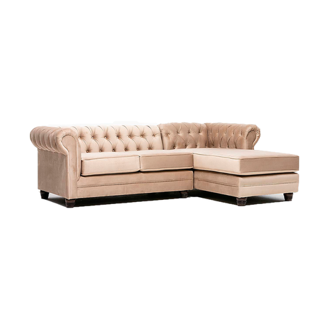 Seccional Chesterfield Derecho Beige-0