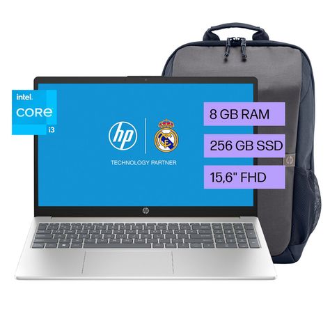 Notebook HP 15-fd0009la Intel Core i3 8GB RAM 256GB SSD-1