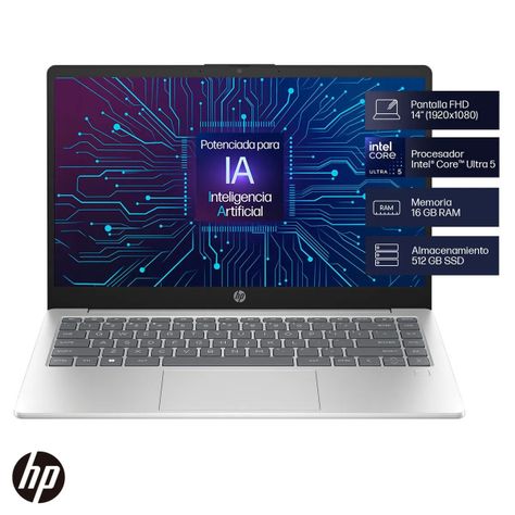 Notebook HP 14-ep1000la Intel Core Ultra 5 16GB RAM 512GB SSD-1