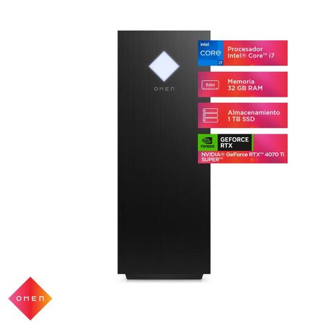 Desktop Gamer HP OMEN GT15-2002la I7 32GB Ram 1TB SSD RTX4070 TI-1