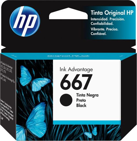 Pack tintas HP 667 Negra + 667 Tricolor-1