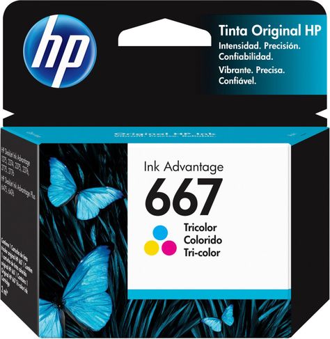 Pack tintas HP 667 Negra + 667 Tricolor-3