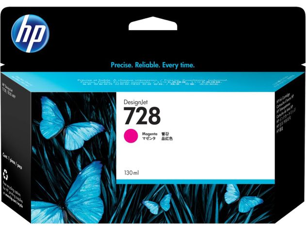 Cartucho de Tinta HP 728 Magenta DesignJet-0