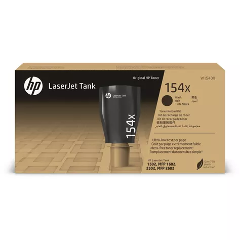 Kit de Recarga de Tóner HP LaserJet Tank 154X Original negro-0