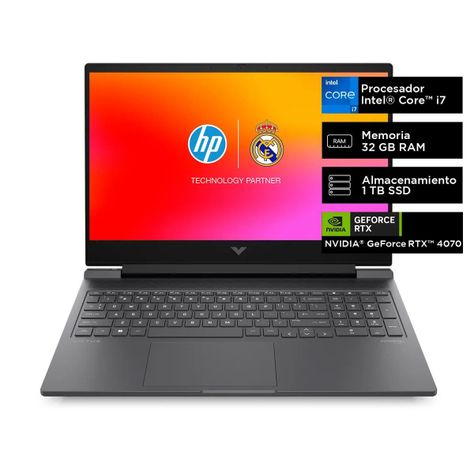 Notebook HP Gamer 16-r1016la I7 32GB 1TB RTX4070 8GB-1