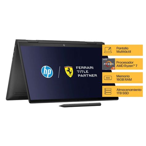 Notebook HP Envy x360 15-fh0008la AMD Ryzen 7 16GB RAM 1TB SSD-1