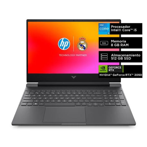 Notebook HP Gamer 15-fa0025la I5 8GB 512GB RTX3050 4GB-1
