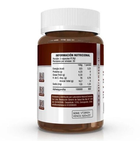 Vitality+ (Ashwagandha) 450 mg EXTREMO SUR -1