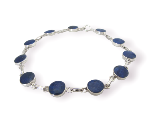 pulsera círculos lapislázuli-0