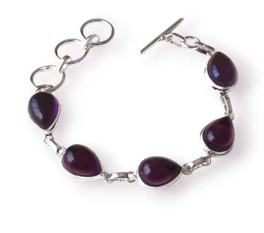 Pulsera lagrimas amatista-0