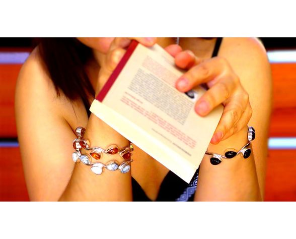 Pulsera esclava piedra luna-1