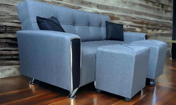 SOFA KAMI DE 3 CUERPOS CON PUFF Y COJINES-3