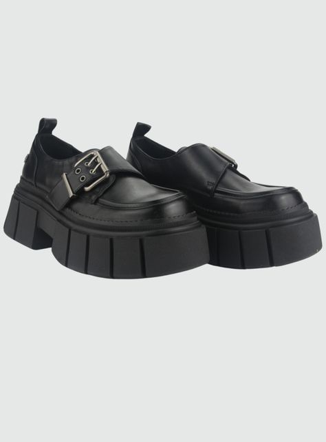 Mocasin Chalada Mujer Bresh-1 Negro Casual-4